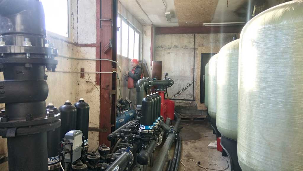 Безреагентная блочно-модульная система обезжелезивания воды на 100 м3/час, смонтирована в г. Рыбное, Рязанской области.
